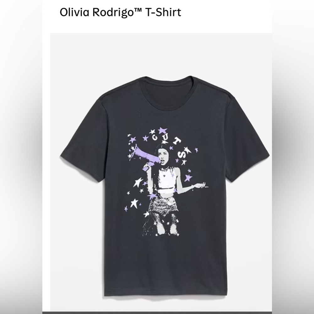 Graphic T-Shirt - Black Olivia Rodrigo